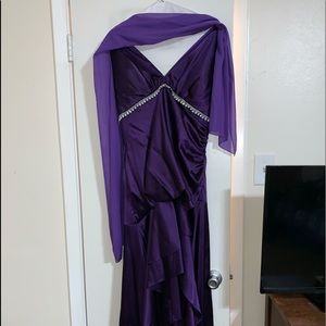 Purple formal 3x dress